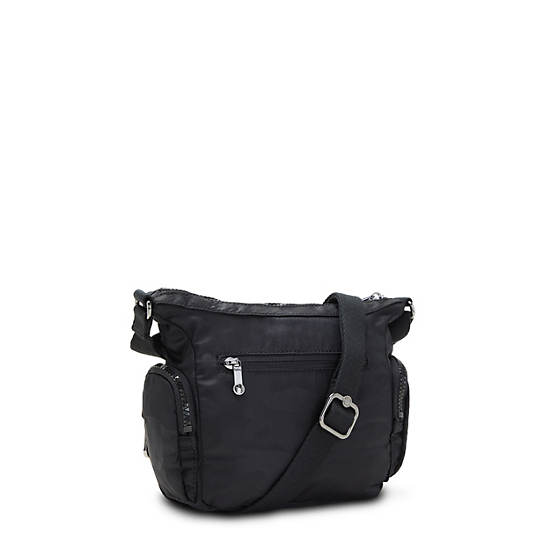 Kipling Gabbie Mini Crossbody Bags Black Camo Embossed | CA 1122ZU